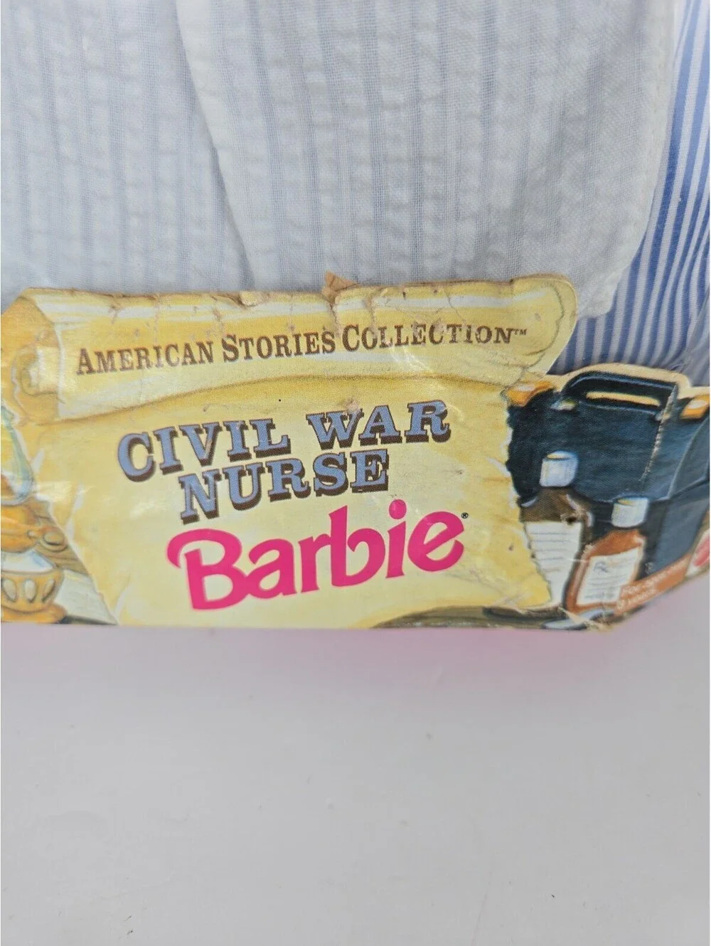 Vintage 1995 Mattel American Stories Collection Civil War Nurse Barbie